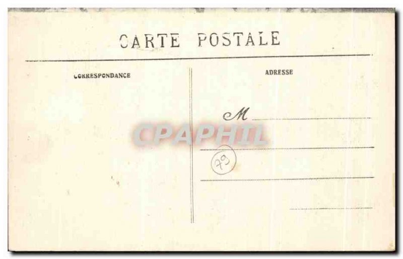 Postcard Old Thouars Church Saint Laon