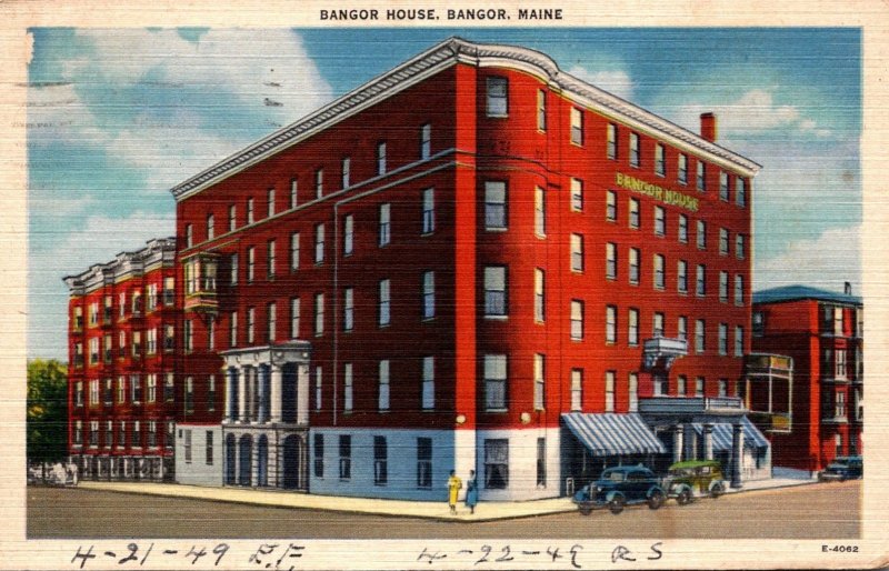 Maine Bangor The Bangor House 1948