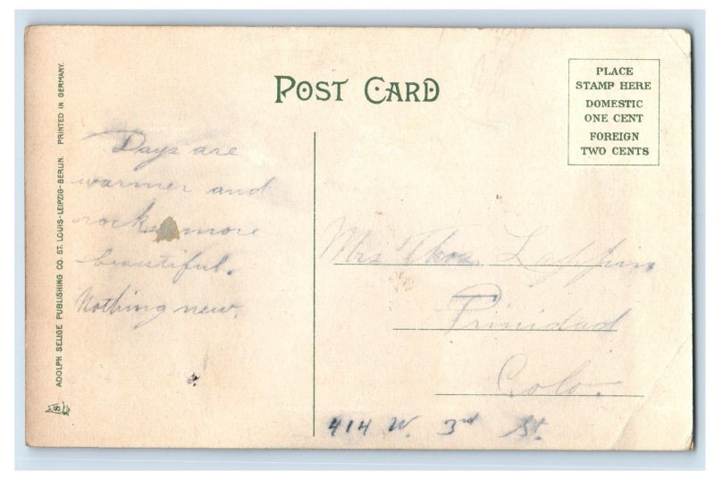 1900-06 Ute Medicine Monument, Colo. Postcard F150E
