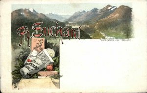 Suchard Chocolates Ad Advertising c1910 Vintage Postcard