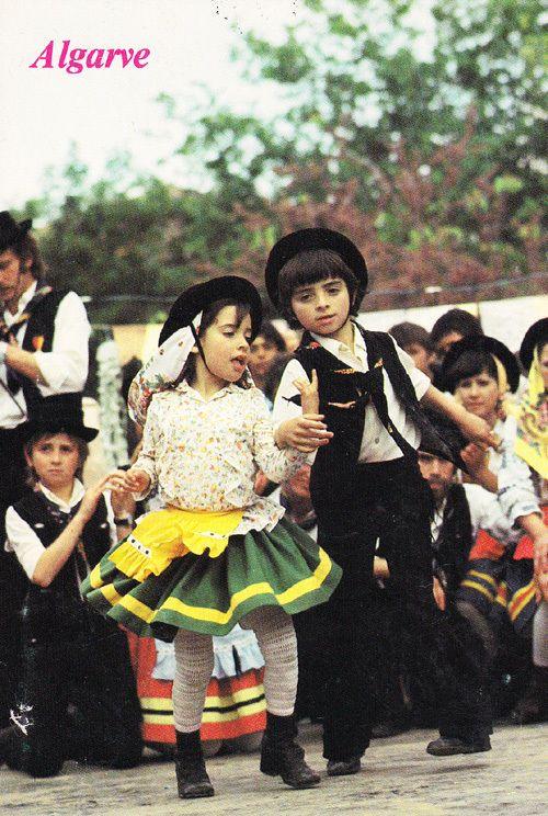 Algarve Portugal Children Street Dancers Dancing Fashion Photo Costume Postcard