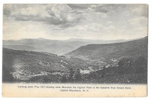 Pine Hill, Slide Mountain from Grand Hotel, Catskills New York Unused, Undivided