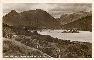 Glen Coe and the burial island of the Macdonalds