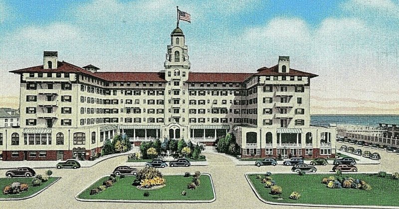 Postcard Early View of Monterey Hotel Resort in Asbury Park, N.J.       R1.