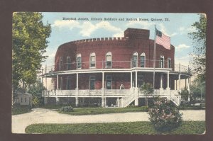 QUINCY ILLINOIS ILL. SOLDIERS AND SAILERS HOME HOSPITAL ANNEX VINTAGE POSTCARD