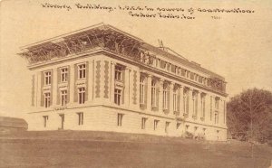 CEDAR FALLS, IA Iowa  LIBRARY~During Construction  c1910's Phottoette Postcard