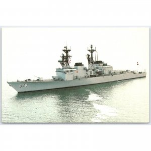 Postcard USS Stump DD-978 Spruance Class Destroyer Naval Ship