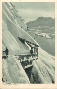 Mountaineering Austria Flexenstrasse 1912 postcard