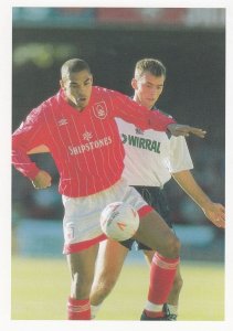 Stan Collymore Nottingham Forest Football Club Striker Postcard