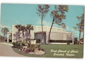 Naples Florida FL Vintage Postcard First Church of Christ Scientist