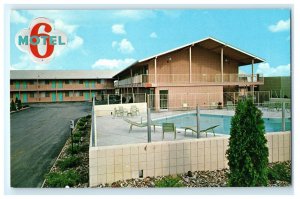 Motel 6 Hotel Davenport IA Iowa Postcard (EY13)