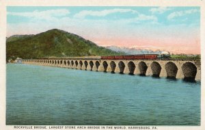 12434 Rockville Railroad Bridge, Harrisburg, Pennsylvania 1925