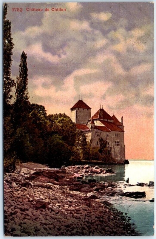 Postcard - Chillon Castle - Veytaux, Switzerland