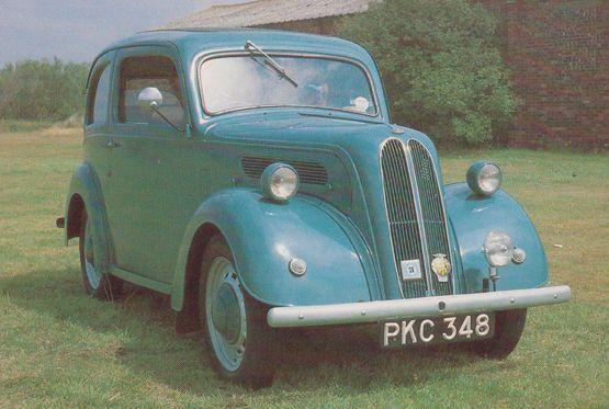 1954 Ford Popular 103E 2 Door Saloon Car Postcard