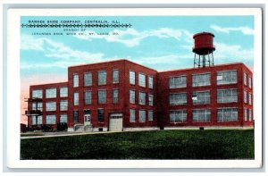 Centralia Illinois IL Postcard Barnes Shoe Company Building Exterior Scene c1940