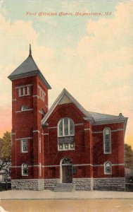 HAGERSTOWN, Maryland, MD   FIRST CHRISTIAN CHURCH   ca1910's Vintage Postcard