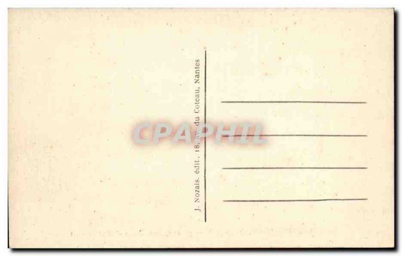 Saumer-Vue Generale Quays-Effect night- Old Postcard