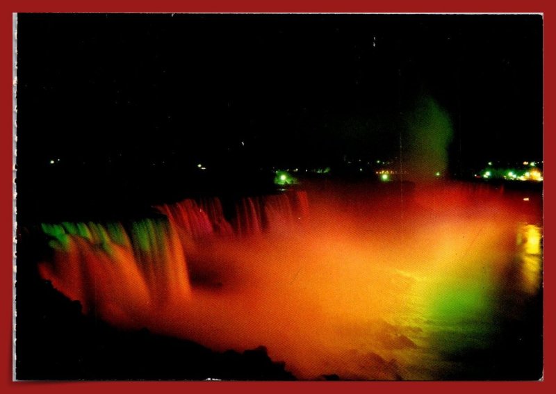 New York, Niagara Falls - Panoramic View At Night - [NY-912]