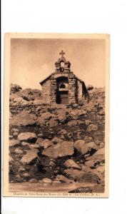 BF16136 chapelle de notre dame des monts lac d allos france  front/back image