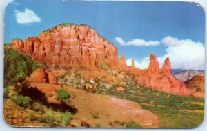 Postcard - Red Cliffs in colorful Oak Creek Canyon - Arizona