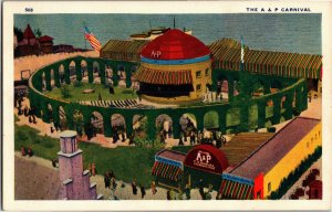 The A&P A & P Carnival at Chicago World's Fair c1933 Vintage Postcard L34