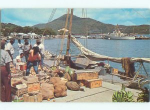 Pre-1980 BOAT SCENE St. Thomas US Virgin Islands USVI AF4255