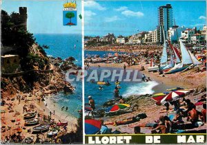 Postcard Modern Lloret de Mar, Costa Brava