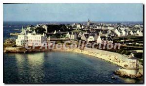 Modern Postcard Roscoff Rockroum And The Beach