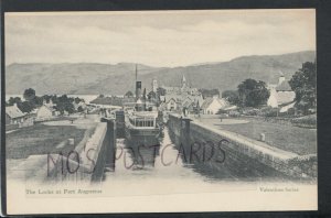 Scotland Postcard - The Locks at Fort Augustus     RS16110