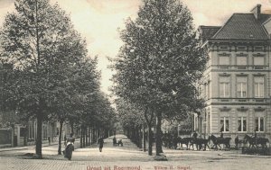 Netherlands Groet uit Roermond Willem II Singel Vintage Postcard 04.19