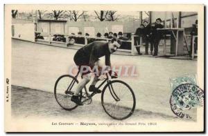 VINTAGE POSTCARD Velo Cycles Cycling Meyers Vainqueur of the