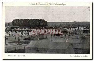 Old Postcard Camp of Sissonne Panoramic Army