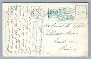 OLD ORCHARD ME PEANUTINE WAGON 1911 ANTIQUE POSTCARD 