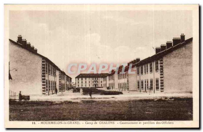 Mourmelon le Grand - Camp Chalons - Army Barracks and Officers Pavilion - Old...