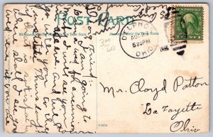 K25/ Delphos Ohio Postcard c1910 Lincoln School Building 193