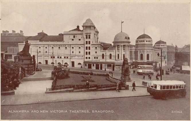 Alhambra & New Victoria Theatres Bradford Real Photo Postcard