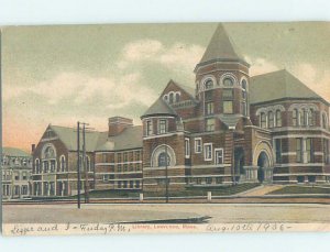 Pre-1907 LIBRARY SCENE Lawrence Massachusetts MA AF1850