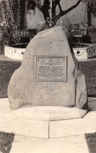 D86/ Kokomo Bryant  Indiana In Real Photo RPPC Postcard Elwood Haynes Monument