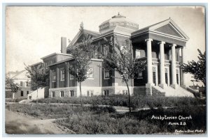 1915 Presbyterian Church Huron South Dakota SD RPPC Photo Antique Postcard