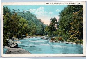 Scene on Slippery Creek,New Castle PA