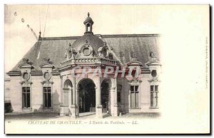 Old Postcard Chateau de Chantilly The vestibule Entree