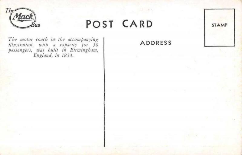 Birmingham England Dr Church Steam Coach Bus Antique Postcard J59820 