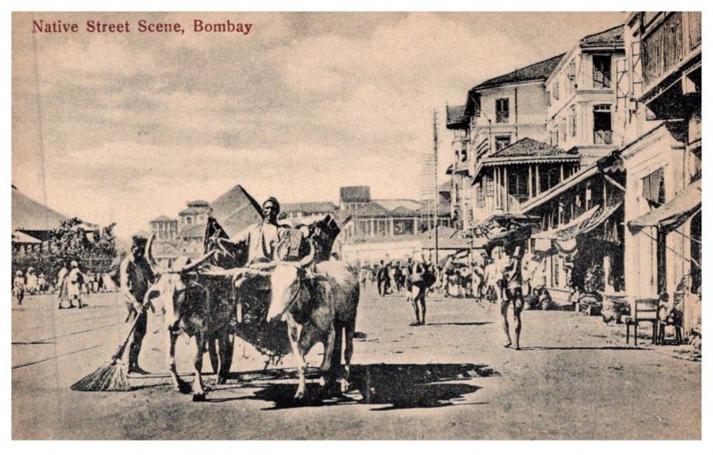 India Bombay ,  Street Scene