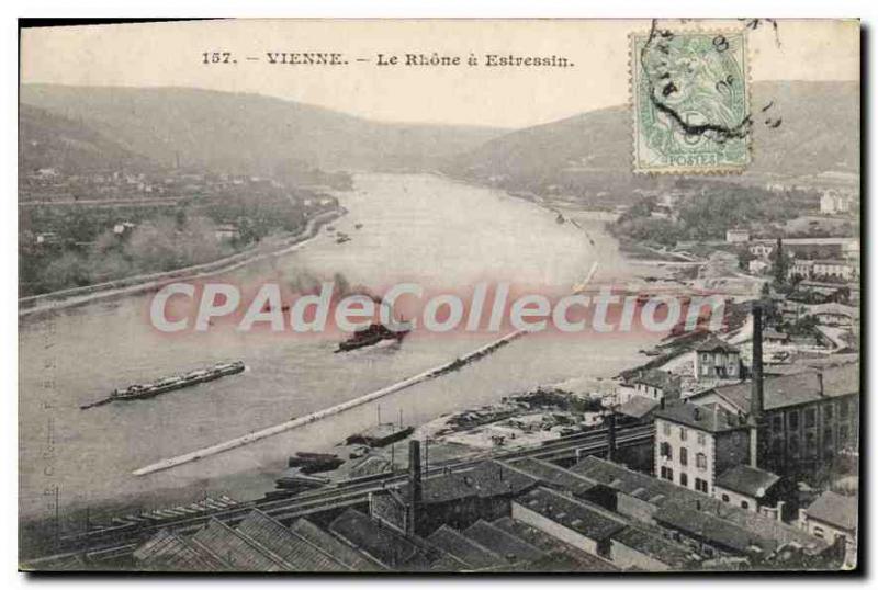 Old Vienna Postcard The Rhone has Estvessin