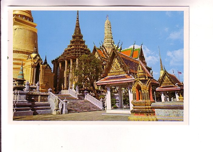 Golden Pagoda, Prasad Pra-dhep-Bidorn, Emerald Buddha Temple, Bangkok, Thailand