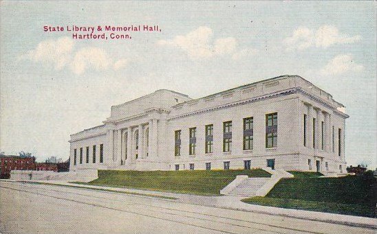 Connecticut Hartford State Library & Memorial Hall