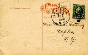 Greeting -  Birth Announcement       (soiled, crease)