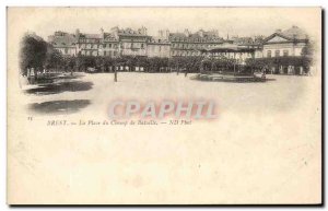 Old Postcard Brest Place du Champ De Bataille