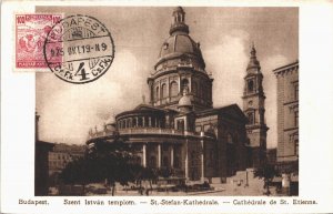 Hungary Budapest Szent István Templom Vintage Postcard 09.47
