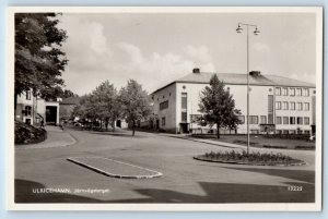 Ulricehamn Västra Götaland Sweden Postcard Jarnvagstorget c1920's RPPC Photo